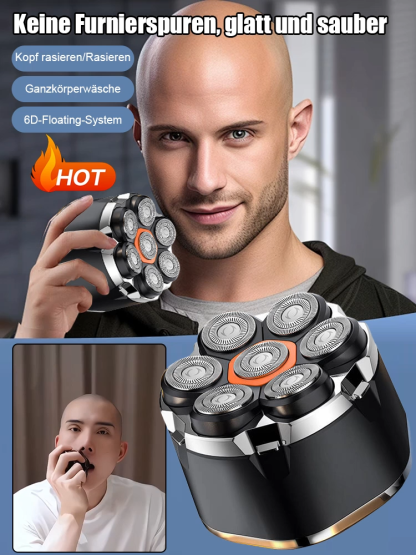 Magnetischer Sieben-Klingen-Multifunktions-Haar- und Rasierapparat