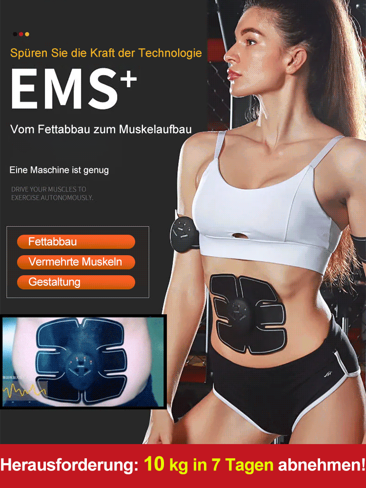 Intelligentes Puls-Massagegerät. Muskelentspannung, Fettabbau und Muskelaufbau in einem