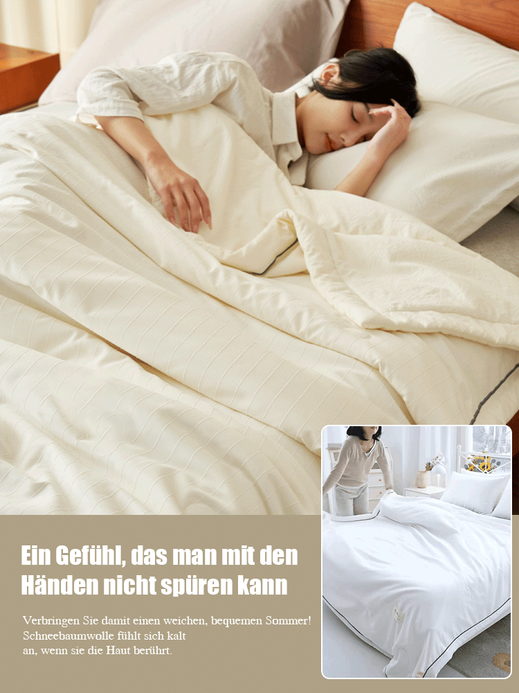 Snowflake Cotton Soya Summer Cooler