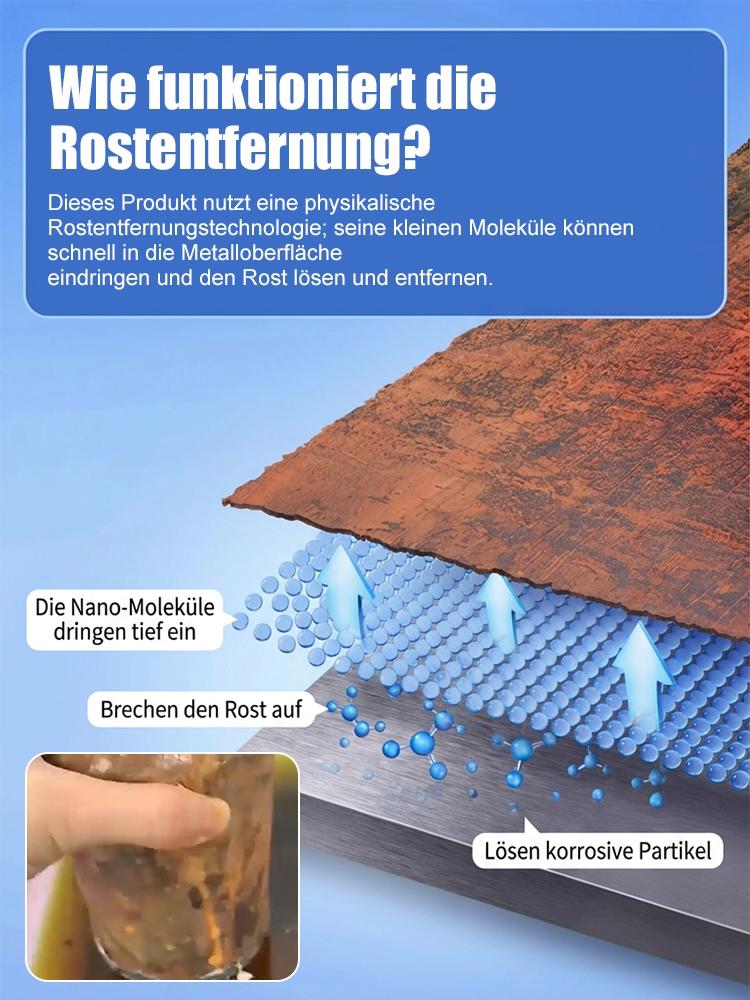 Rostfrei in 3 Sekunden, 50 Jahre Schutz. Das 2-in-1 Rostschutz- und Versiegelungsspray.