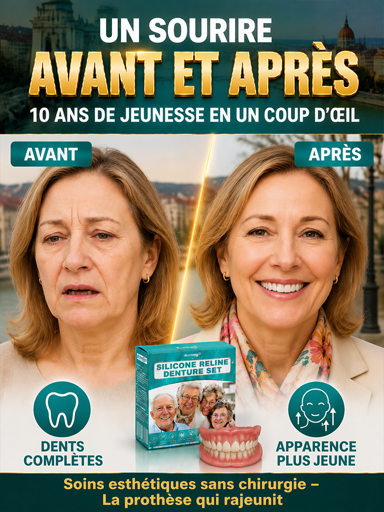 Nouvel ensemble complet de gouttières dentaires supérieur et inférieur SL-DIYcos