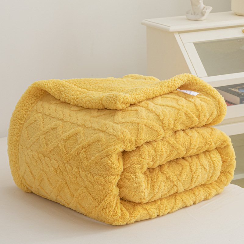 Beliebte Jacquard-Taft-Plüschdecke