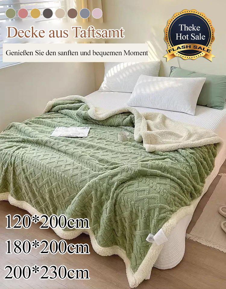 Beliebte Jacquard-Taft-Plüschdecke
