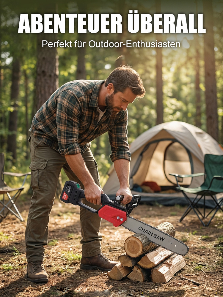 Hochleistungs-Holzkettensäge der verbesserten Version