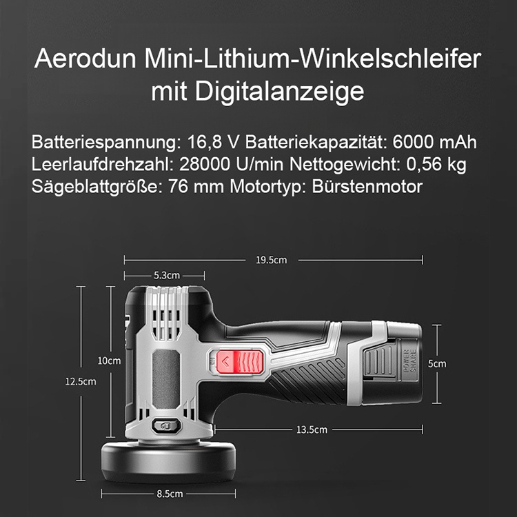 Multifunktionale Winkelschleifer
