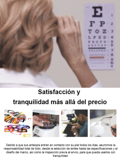 Gafas de lectura profesionales de titanio para cerca y lejos