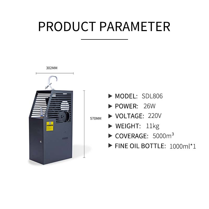 Large Bar Aroma Diffuser Automatic Scent Big Fragrance Spray Cool Mist Air Humidifier Waterless Scent Diffuser