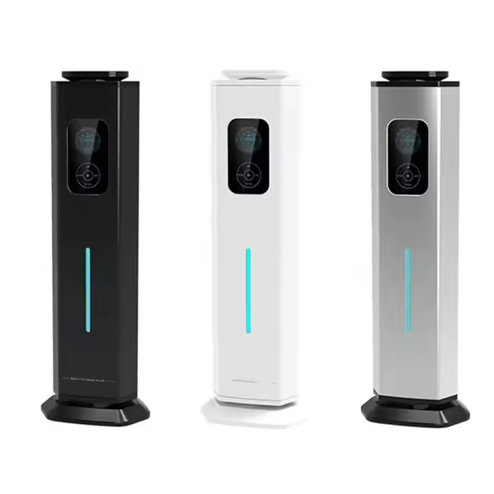 Wholesale Hotel Floor Standing Fragrance Oil Diffuser Large Area Waterless Scent Diffuser Machine with bluetooth Contrlos