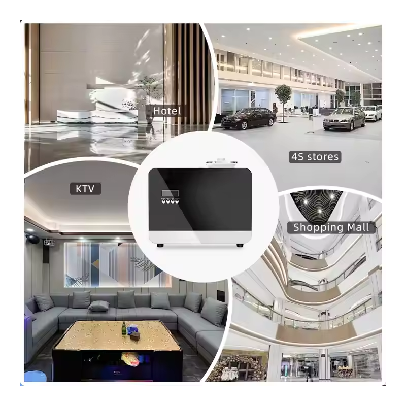 Commercial Hotel Scent Machine HVAC Diffuser 800ml Capacity Aromatherapy Modes for Large Spaces