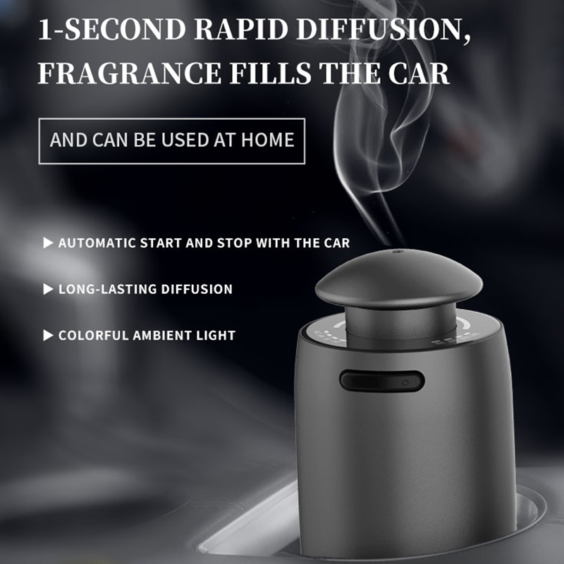Factory Price Metal Electric Car Aroma Diffuser Rechargeable USB 15ML Waterless Essential Oil Diffuser