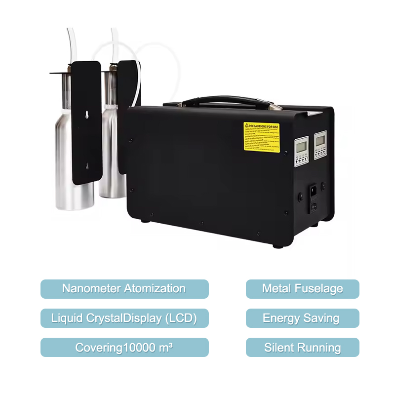 Wholesale Commercial Metal 1000ML Large Area Hvac Scent Diffuser Low Noise Smart Hotel Scent Diffuser Machine