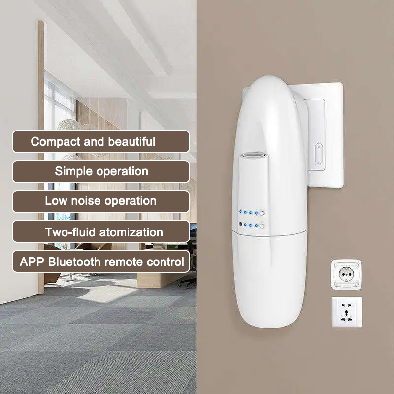 Factory Price Plastics Waterless Tower Scent Diffuser 100ML bluetooth Electric Essential Oil Diffuser for Hotel