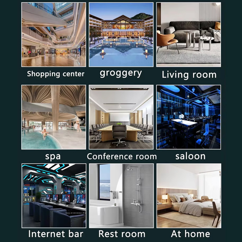 Commercial 500ml HVAC Scent Diffuser Machine Blue Metal Electric Essential Oil Aroma Diffuser Warranty for Household Use