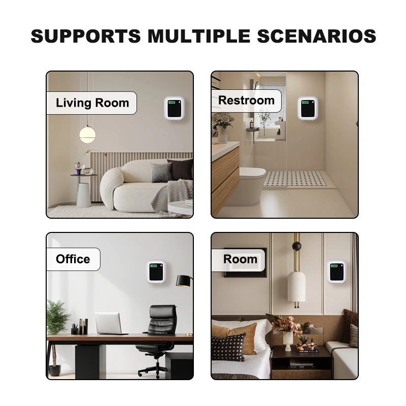 Wholesale 130ML Remote Control Plastics Cold Atomization Essential Oil Diffuser Electric Waterless Wall Mounted Aroma Diffuser