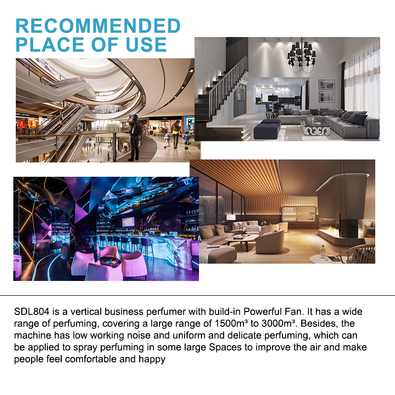 Custom logo Commercial Floor Standing Scent Diffuser1000ML Large Area Waterless Electric Essential Oil Diffuser for Hotel Office