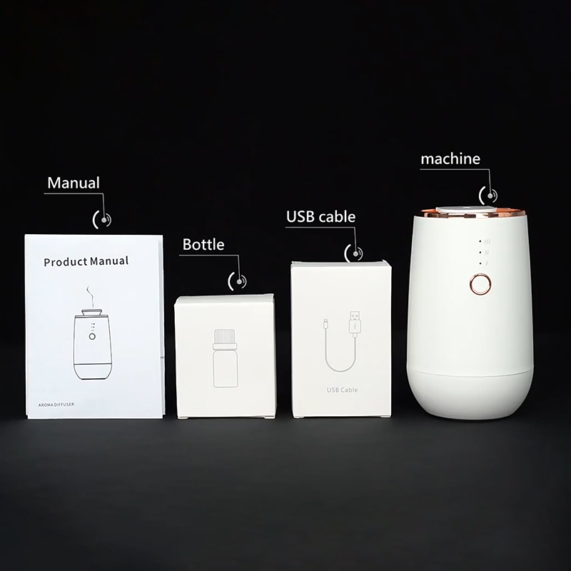 Wholesale Mini Plastics10ML Car Essential Oil Diffuser USB Rechargeable air Scent Machine Electric Perfume Diffuser for Car