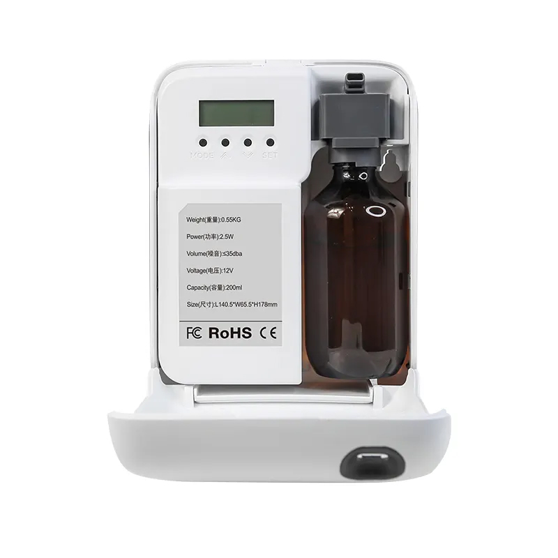 Battery Aromatherapy Machine Electric Scent Diffuser with Bluetooth Control Wall Mounted Nebulizer Waterless Essential Oil Spray