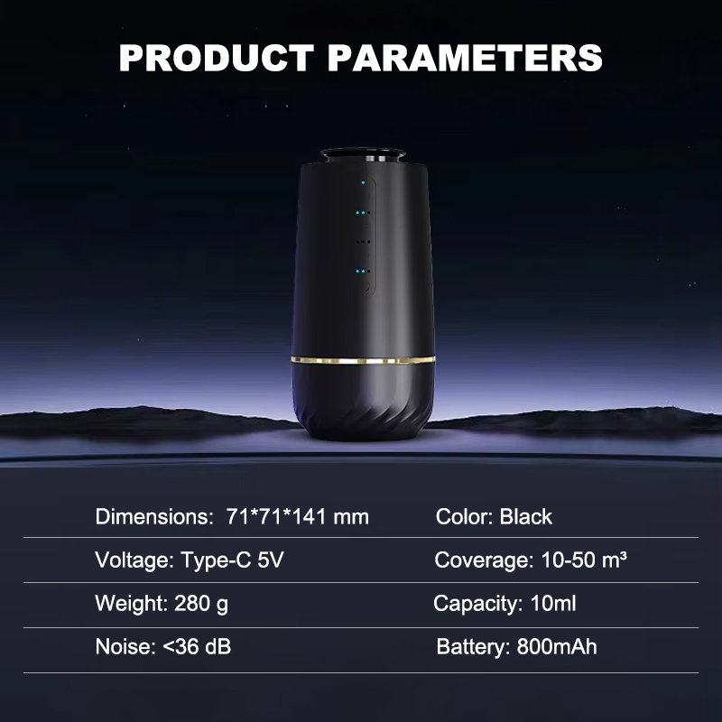 Wholesale Mini 10ML USB Car Aroma Diffuser Plastic Smart Waterless Electric Plastic Essential Oil Diffuser for Car