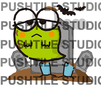 Push Tile Game 2 Player Set（ Sanrio Halloween Edition ）65 Tiles