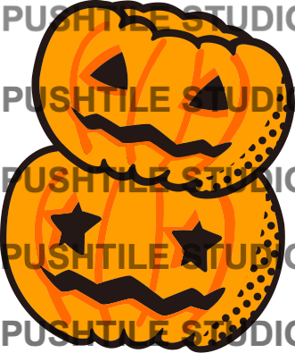 Push Tile Game 2 Player Set（ Sanrio Halloween Edition ）65 Tiles