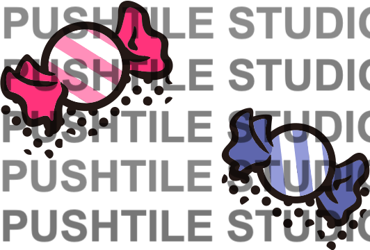 Push Tile Game 2 Player Set（ Sanrio Halloween Edition ）65 Tiles