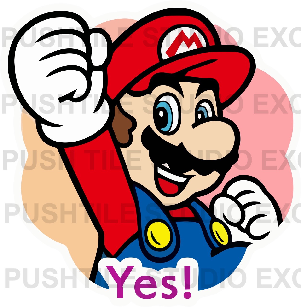 Push Tile Game 2 Player Set ( Mario Kart) 65 Tiles