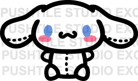 Push Tile Game 2 Player Set ( Sanrio Doll Collection ) 65 Tiles