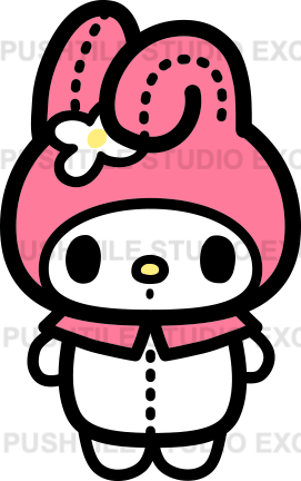 Push Tile Game 2 Player Set ( Sanrio Doll Collection ) 65 Tiles