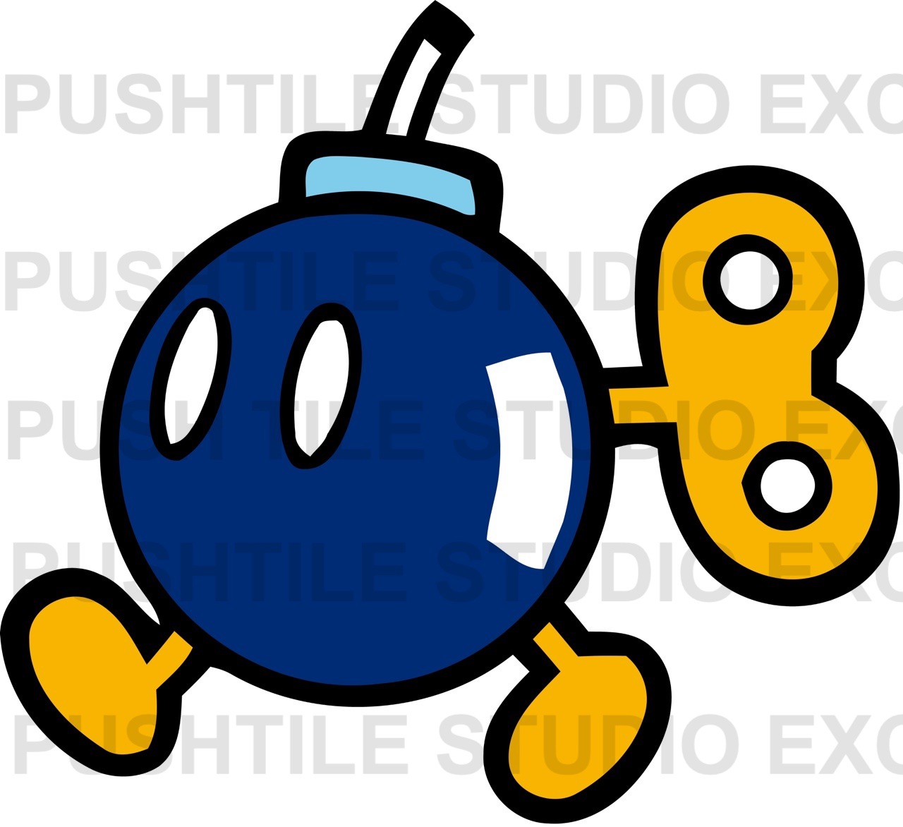 Push Tile Game 2 Player Set ( Mario Kart) 65 Tiles