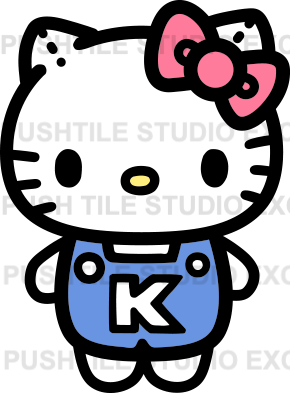 Push Tile Game 2 Player Set ( Sanrio Doll Collection ) 65 Tiles