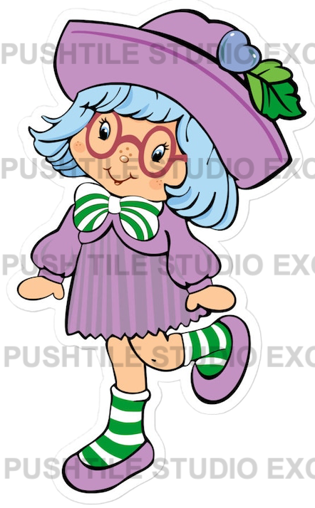 Push Tile Game 2 Player Set ( Strawberry Shorcake ) 65 Tiles