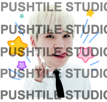 Push Tile Game 2 Player Set（ BTS ）65 Tiles