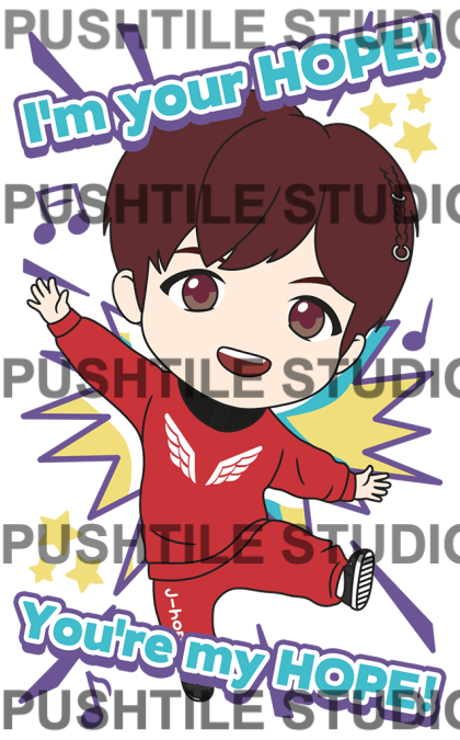 Push Tile Game 2 Player Set（ BTS ）65 Tiles