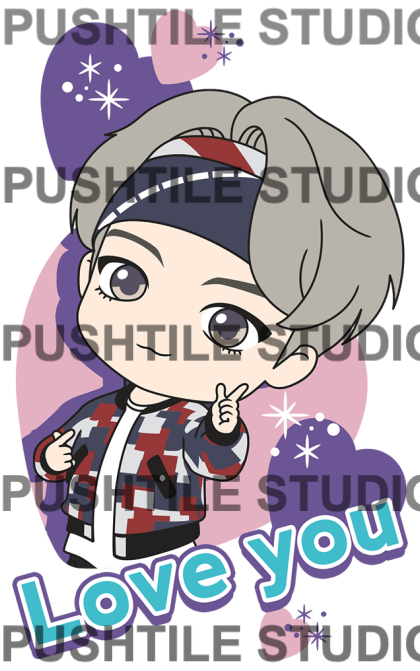 Push Tile Game 2 Player Set（ BTS ）65 Tiles