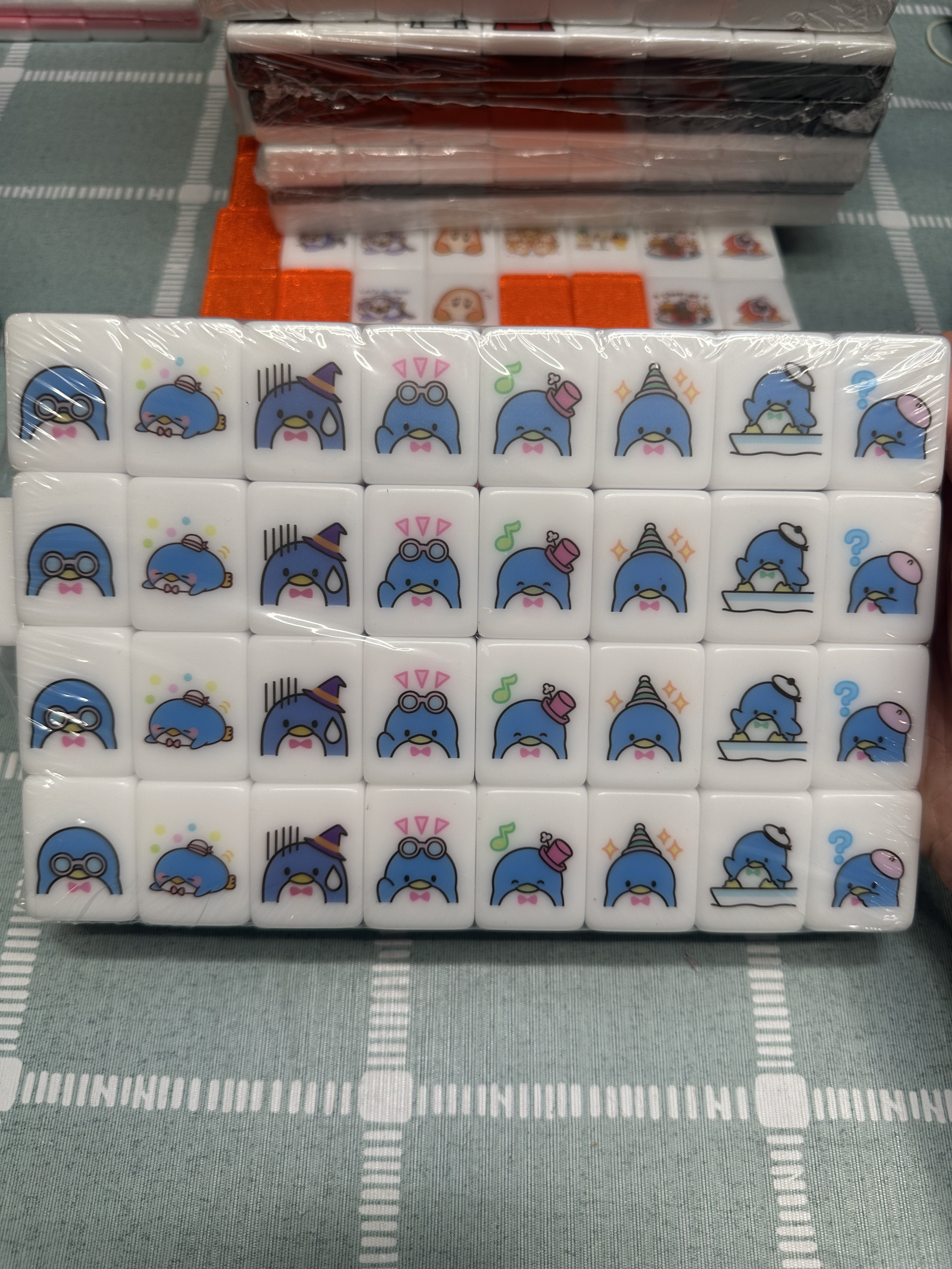  PushTile Mahjong Tile Game Light Purple 32 tiles ( Sanrio Battle Collection - Make your own combo! ) tiktok new viral trending rummy dominos