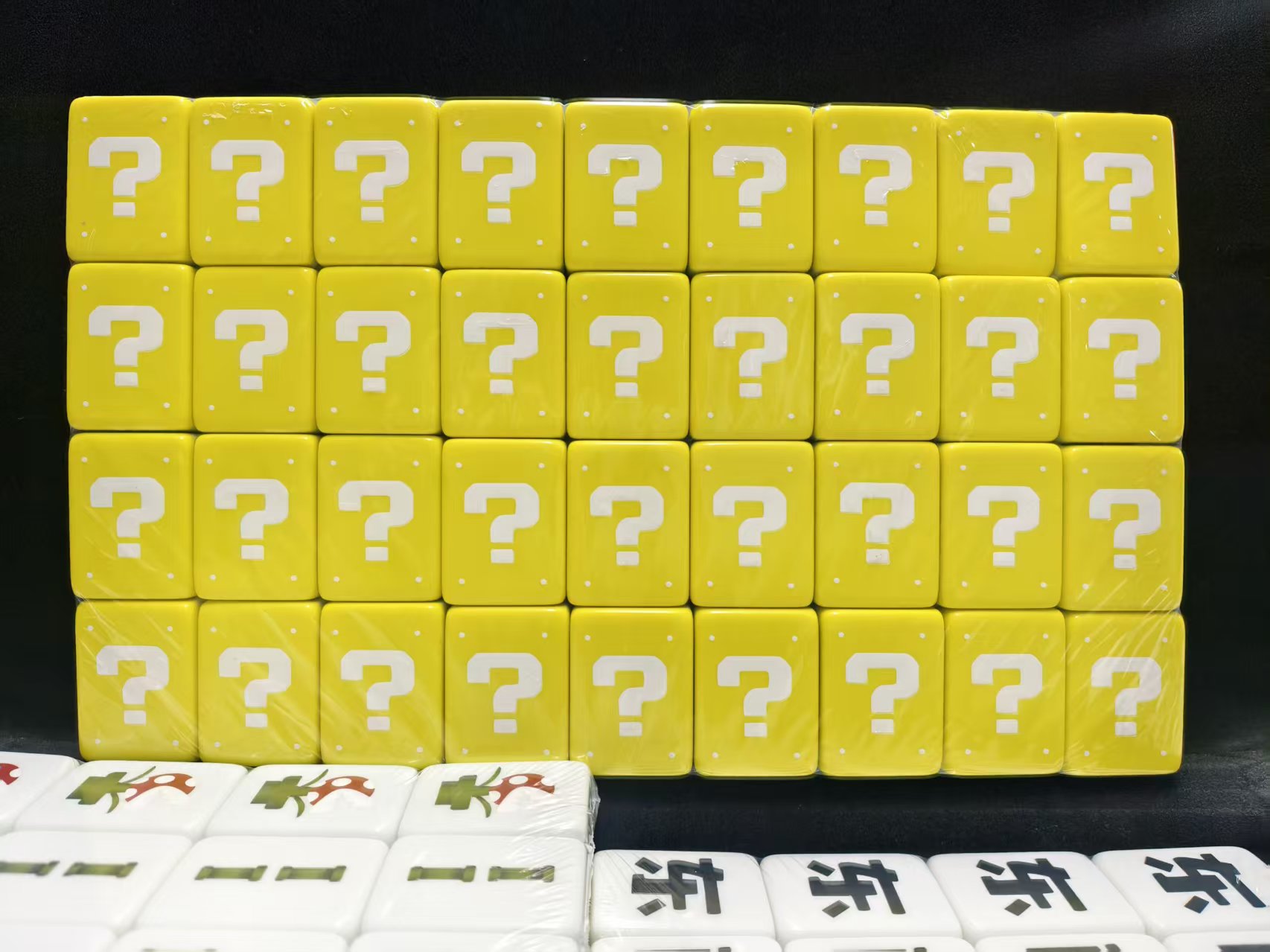 40mm Tradional 144pcs Retro Arcade Mahjong Set 