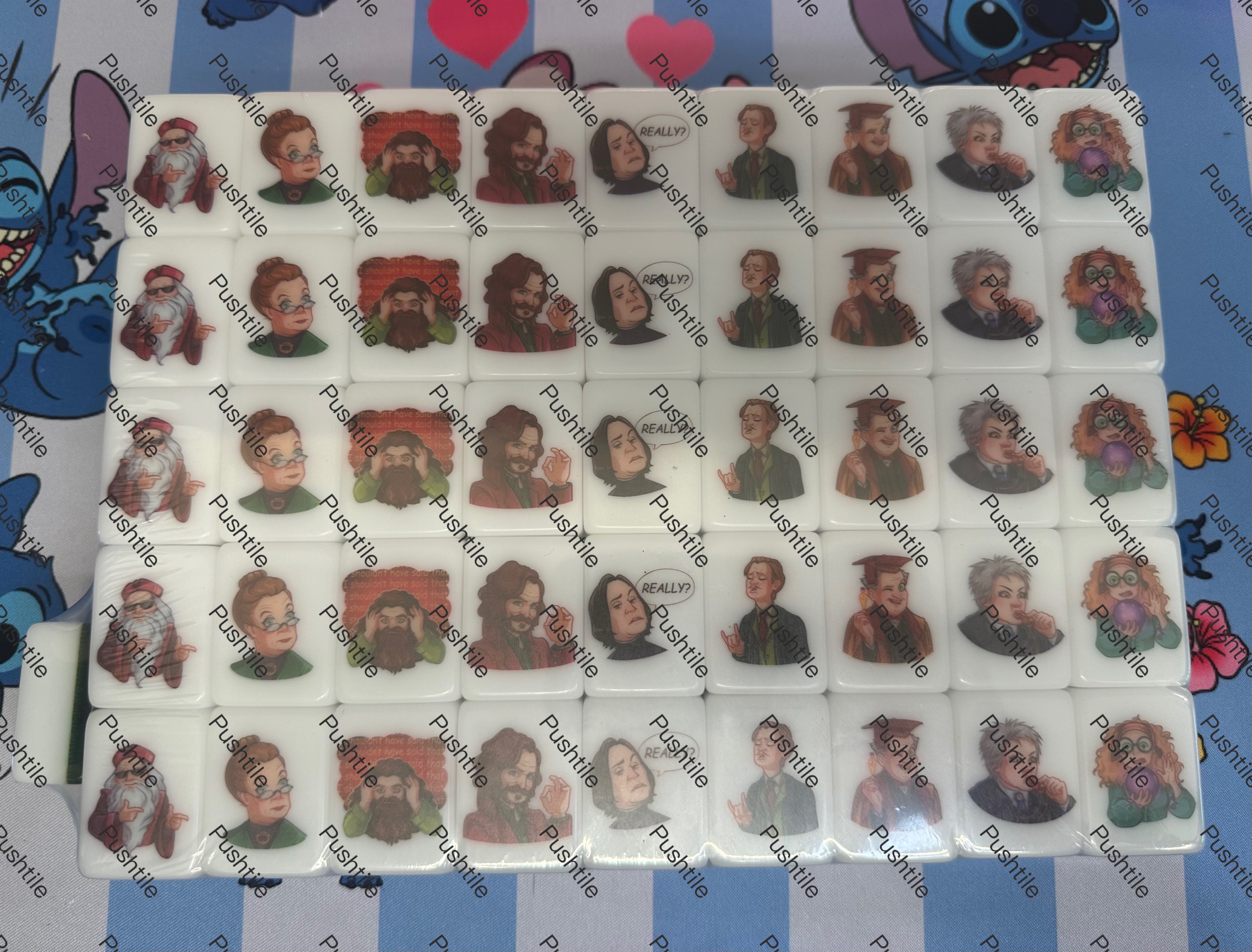  Push Tile Game Deluxe 2 Player Set（ New Harry Potter ）91 Tiles