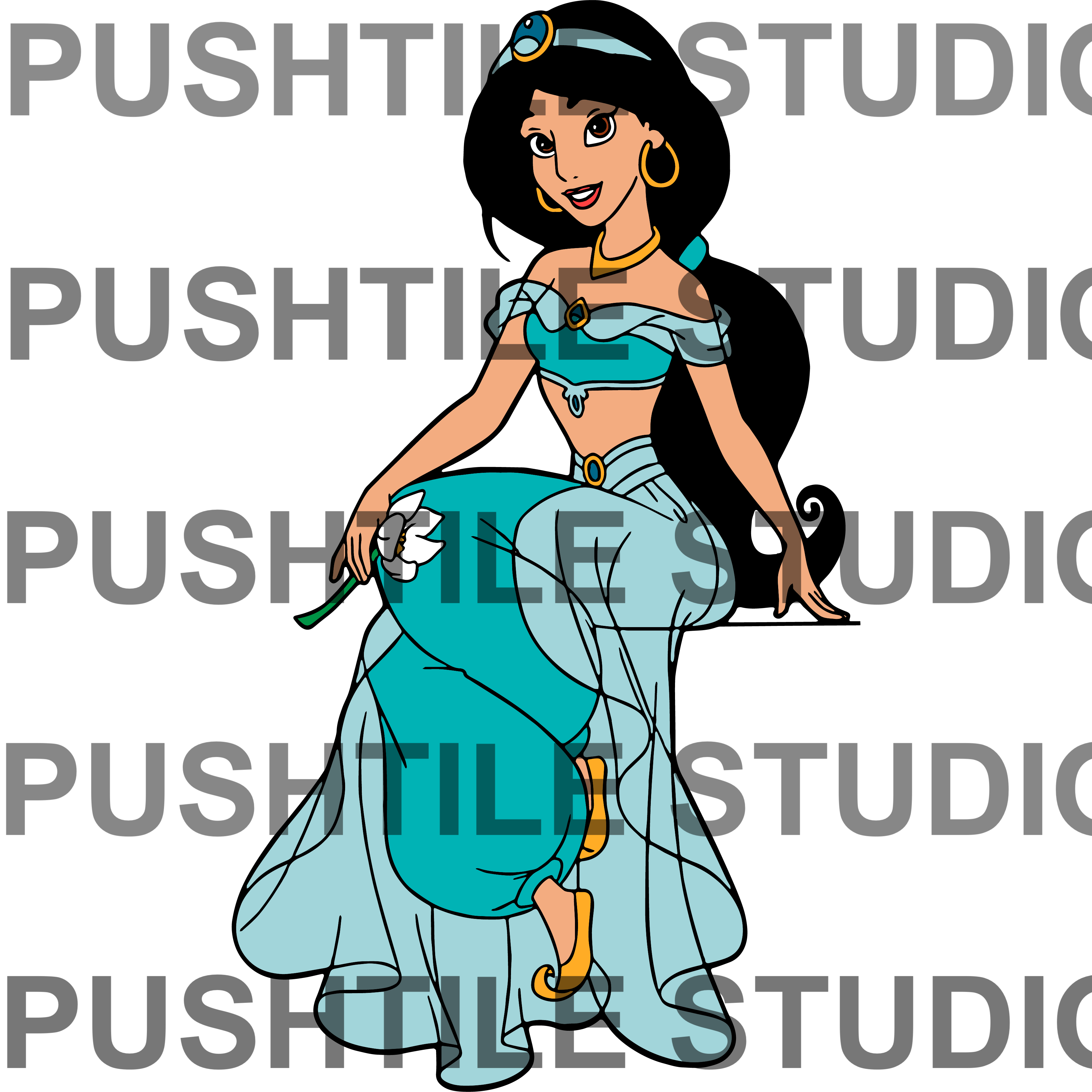 Push Tile Game 2 Player Set（ Aladdin  ）65 Tiles