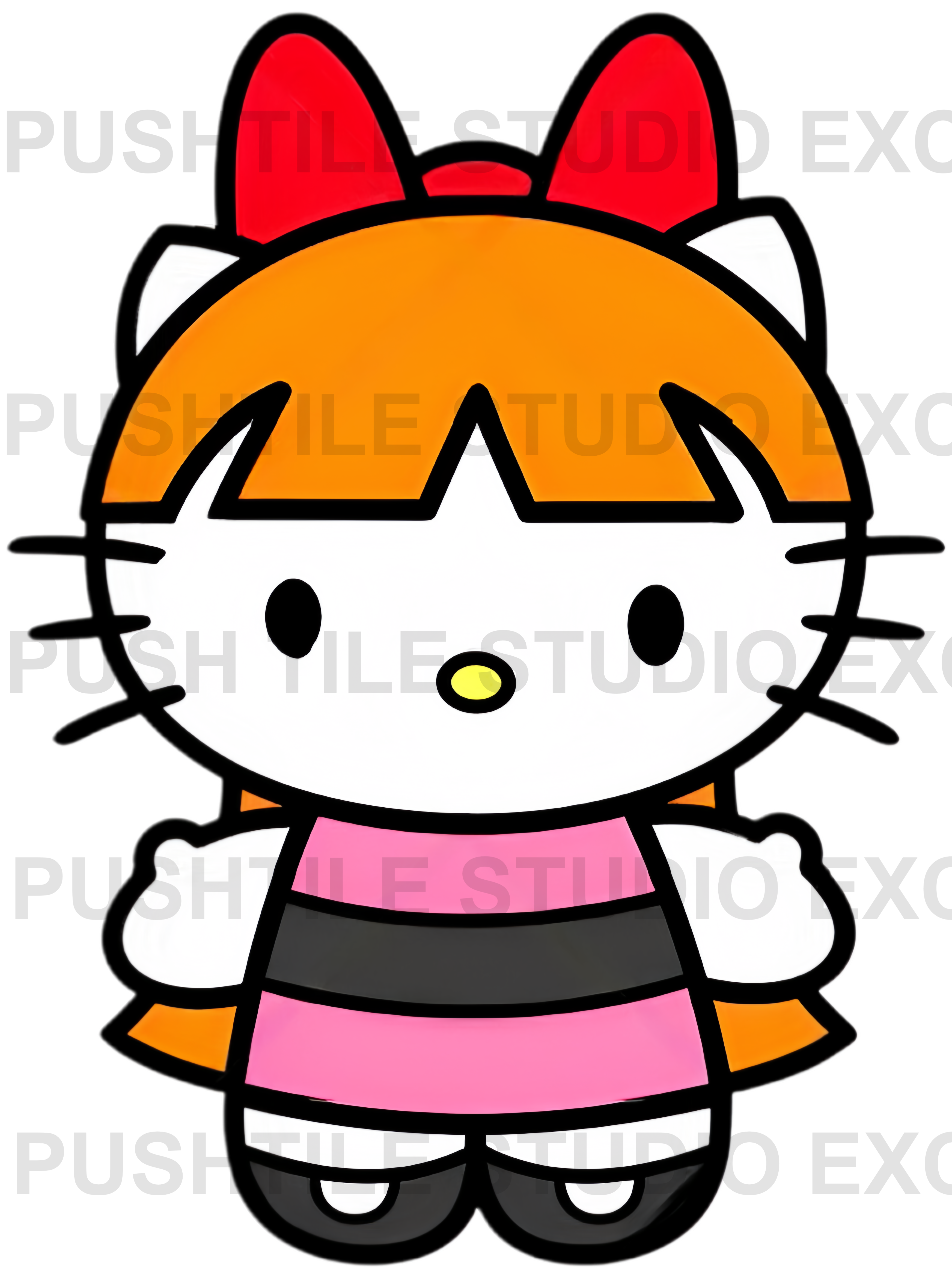 Pre-Release Push Tile Game 2 Player Set（ Sanrio Hello Kitty Cosplay Deluxe ）65 Tiles