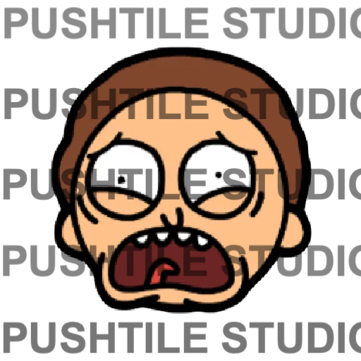 Pre-Release Push Tile Game 2 Player Set（ Rick and Morty ）65 Tiles