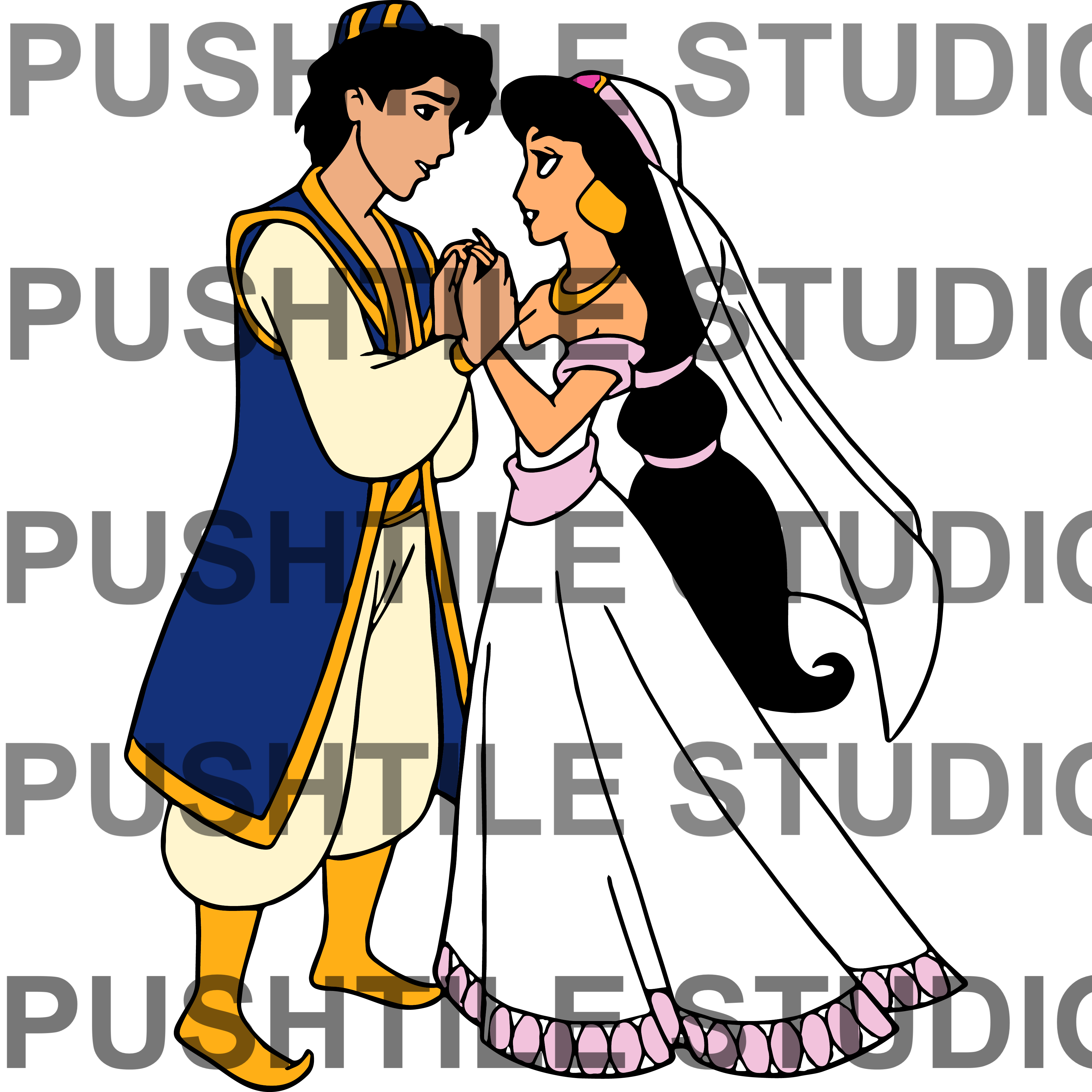 Push Tile Game 2 Player Set（ Aladdin  ）65 Tiles