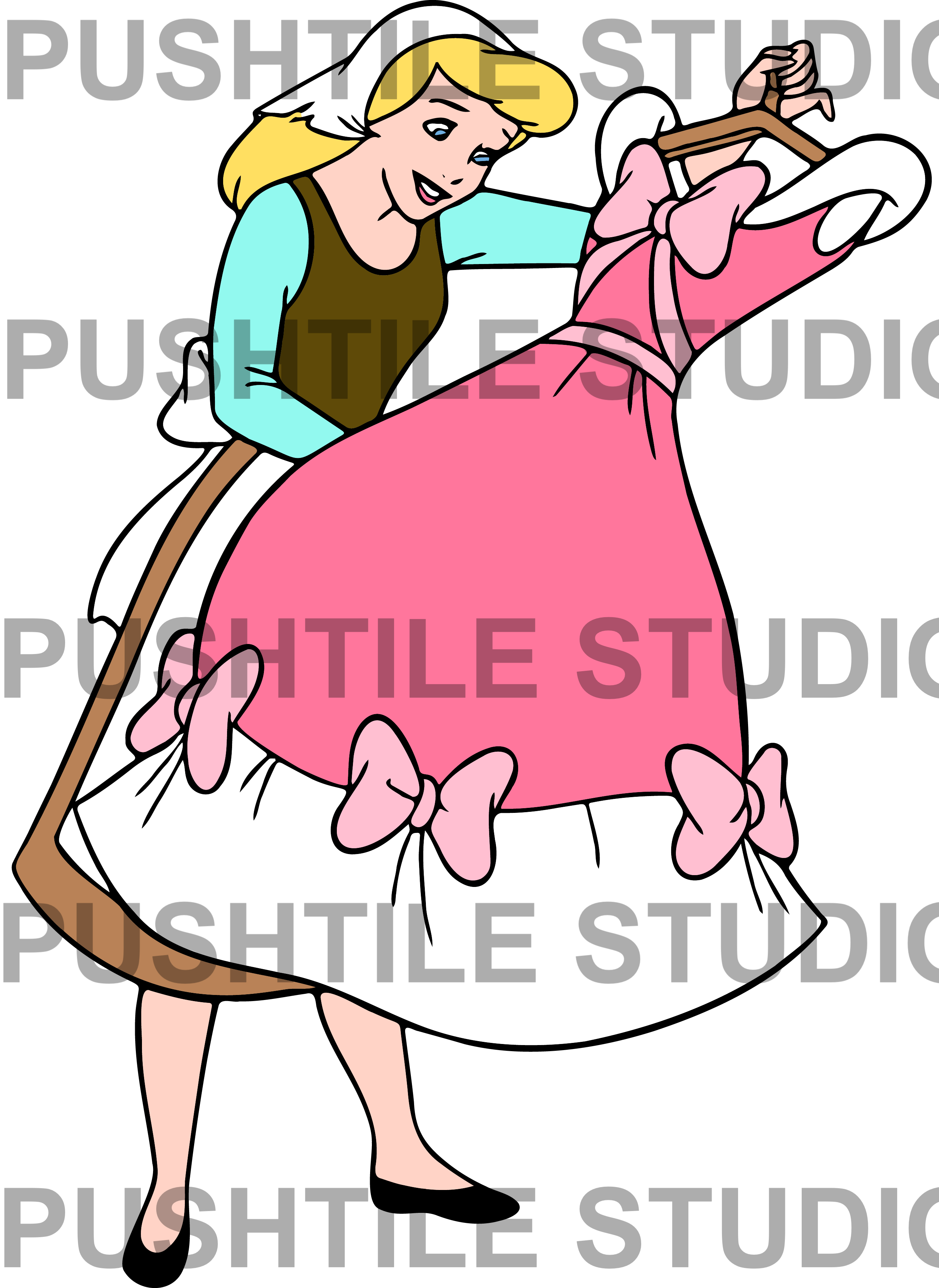  Pre-Release Push Tile Game 2 Player Set（ Cinderella ) 65 Tiles