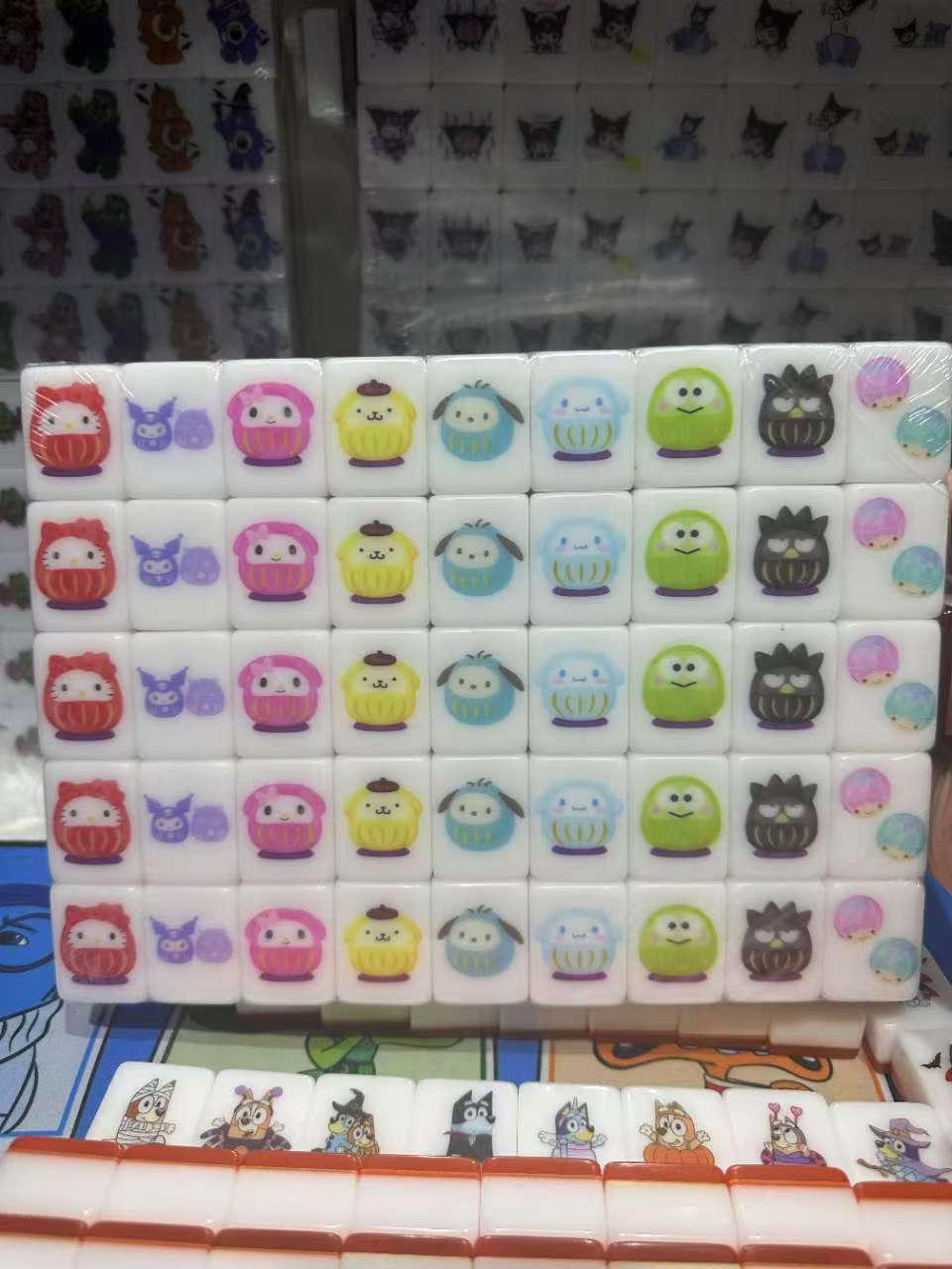 Push Tile Game Deluxe 2 Player Set（ Sanrio 2025 New Year Edition）91 Tiles