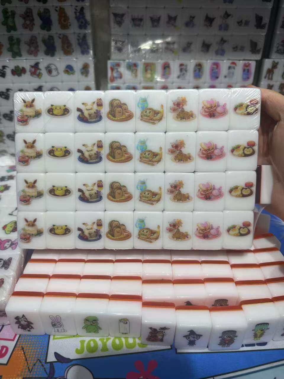 Push Tile Game 2 Player Set（ Pokemon Cafe ）65 Tiles