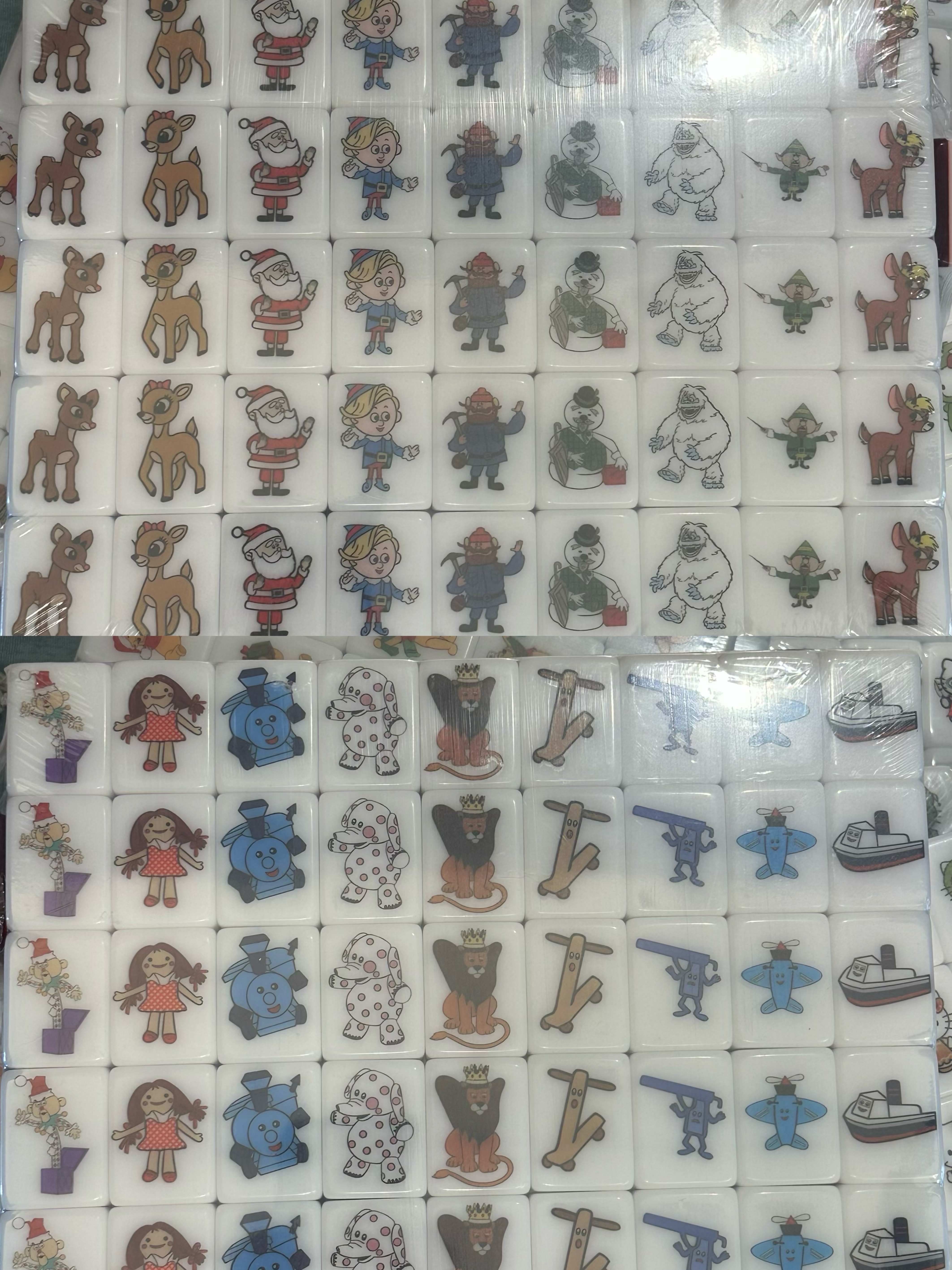 Christmas Two Player Game - Deluxe Tile Sets 