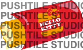 Push Tile Game 2 Player Set（ Sanrio HK Grocery VS Burger Shop  ）65 Tiles