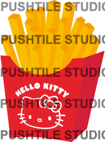 Push Tile Game 2 Player Set（ Sanrio HK Grocery VS Burger Shop  ）65 Tiles