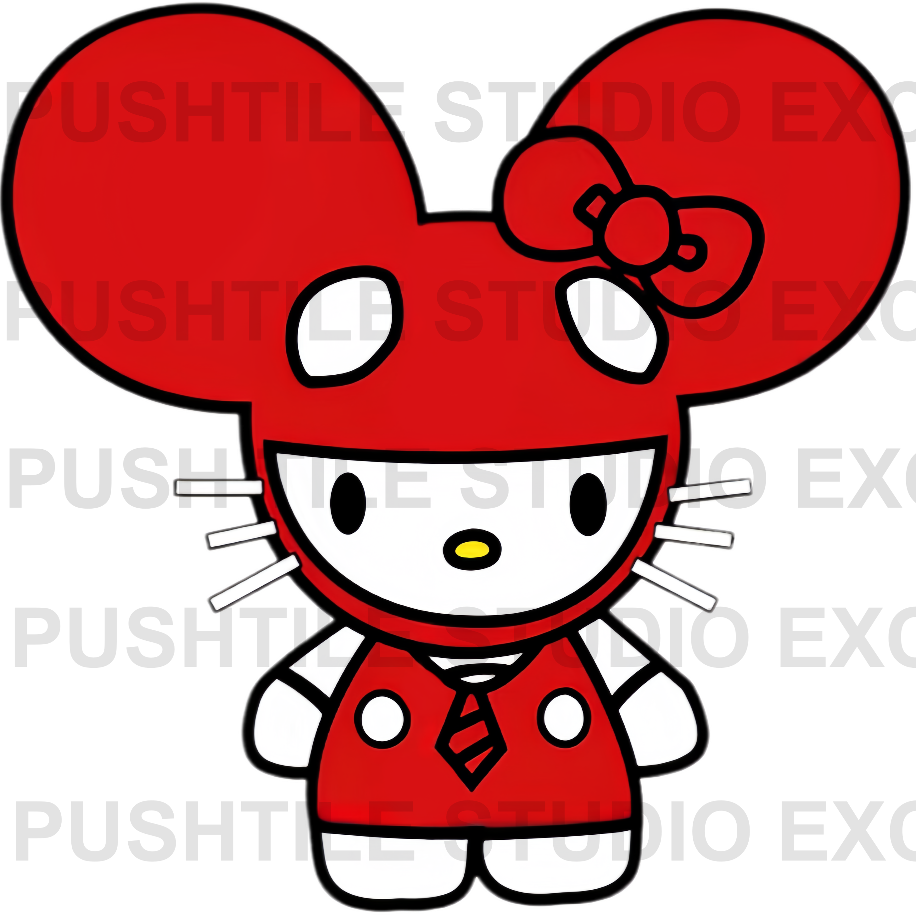 Pre-Release Push Tile Game 2 Player Set（ Sanrio Hello Kitty Cosplay Deluxe ）65 Tiles