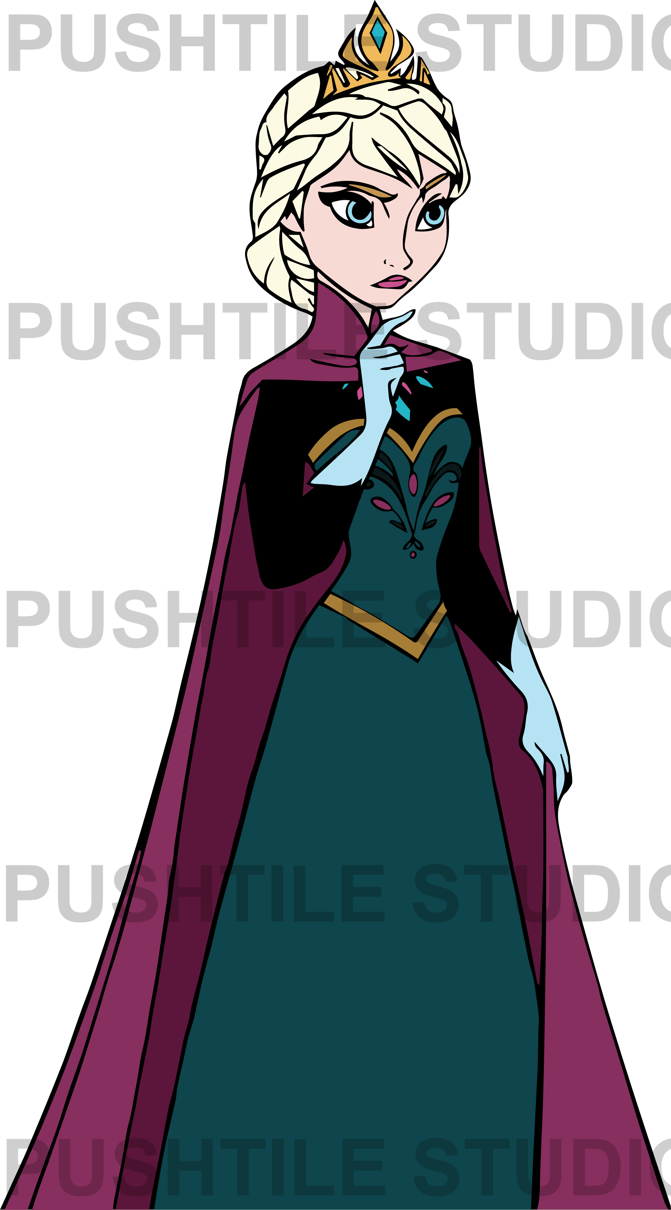 Push Tile Game 2 Player Set（ Frozen  ）65 Tiles