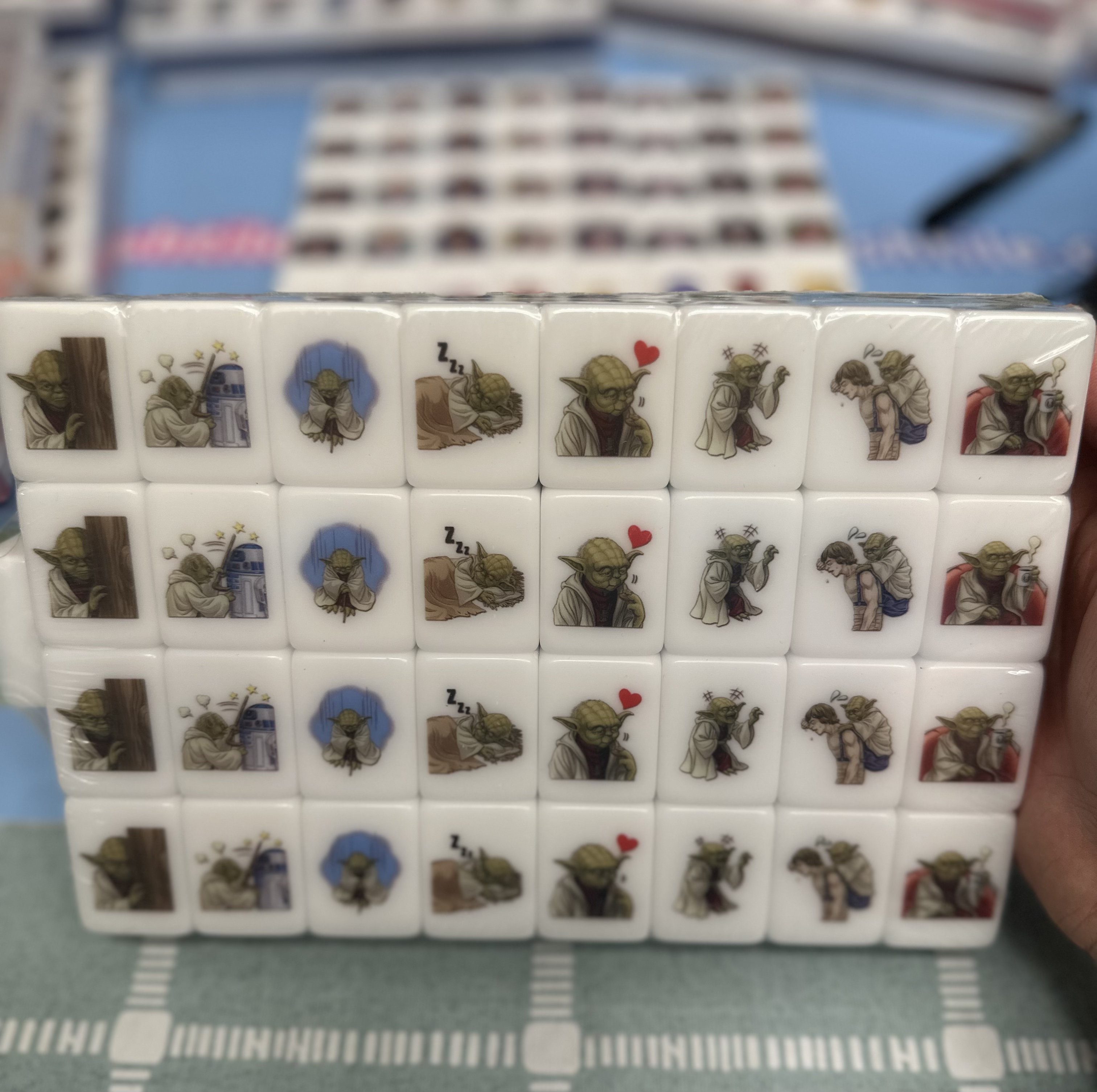  Pre-Release Push Tile Game 2 Player Set（Baby Yoda ）65 Tiles